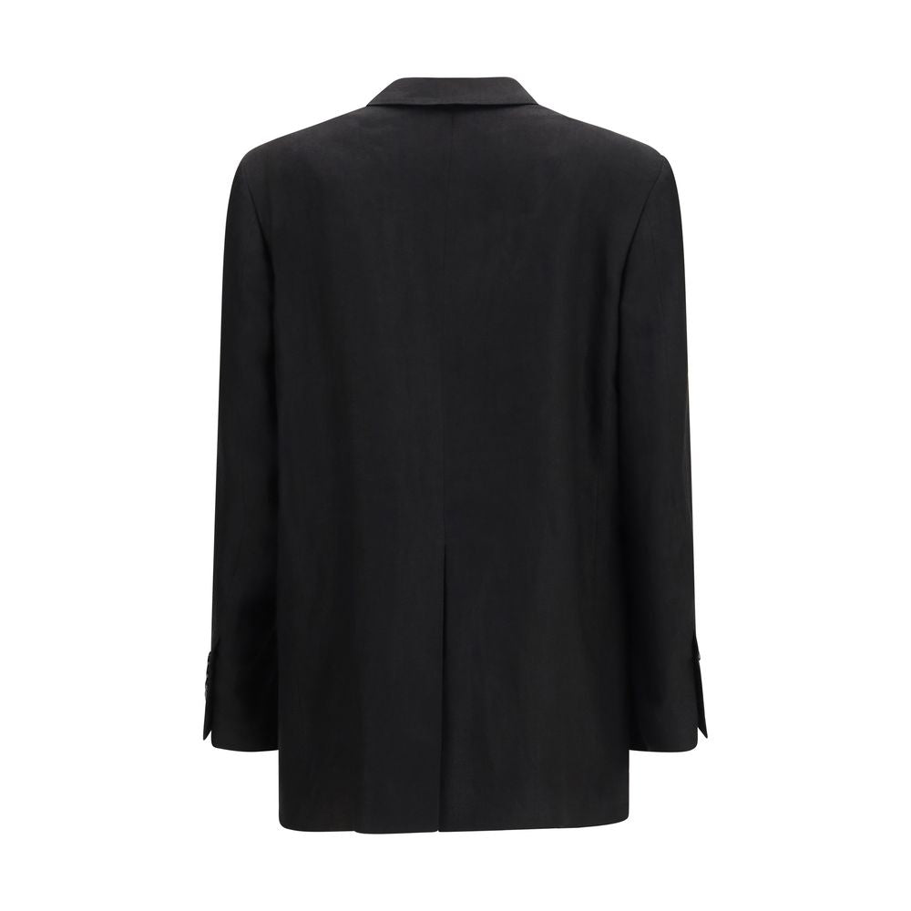 Blazer Lardini en lin noir