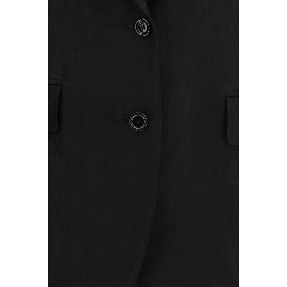 Blazer Lardini en lin noir
