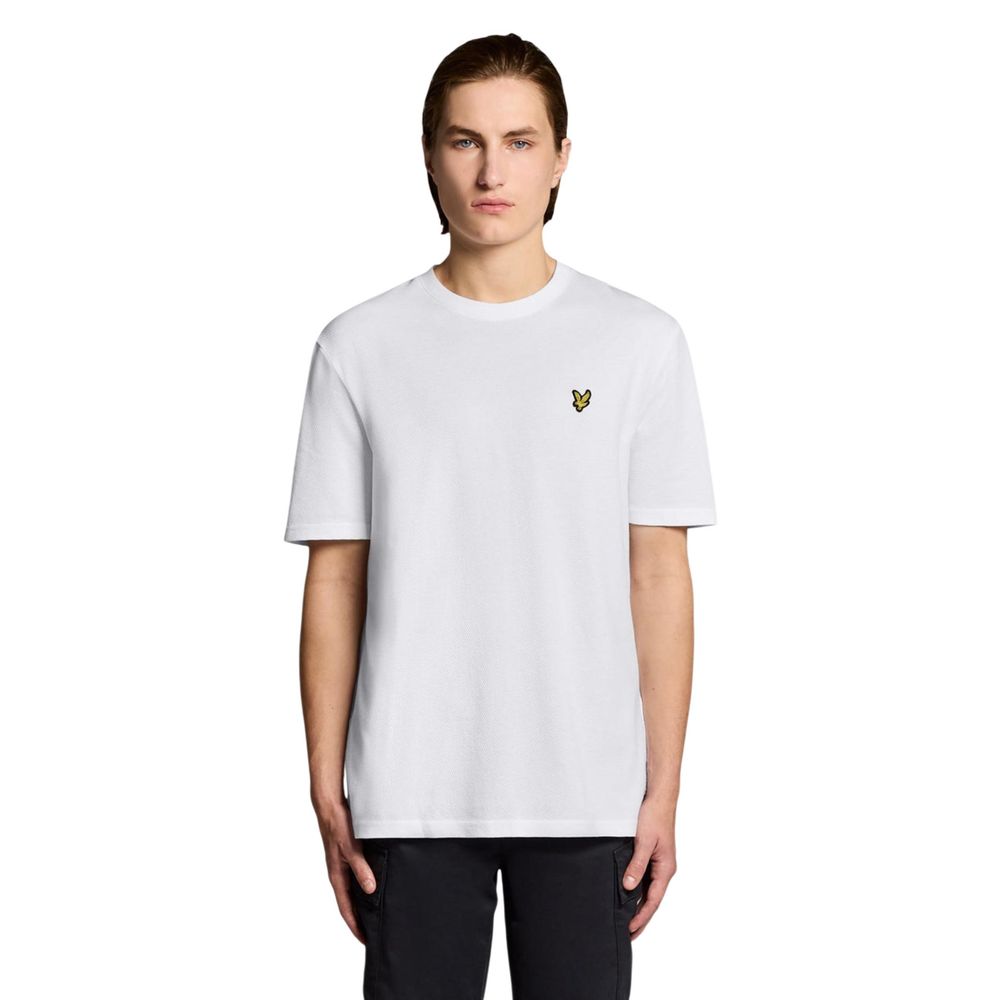 T-shirt en coton blanc Lyle & Scott