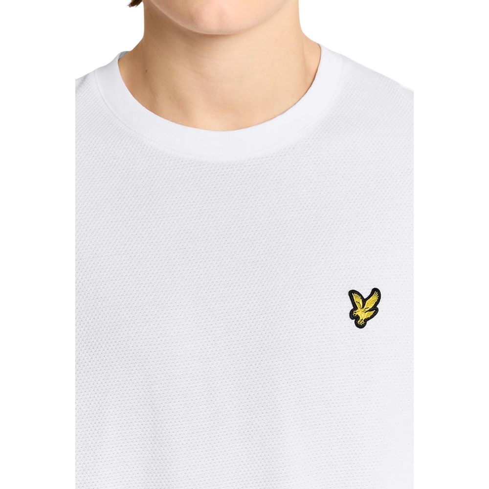 T-shirt en coton blanc Lyle & Scott