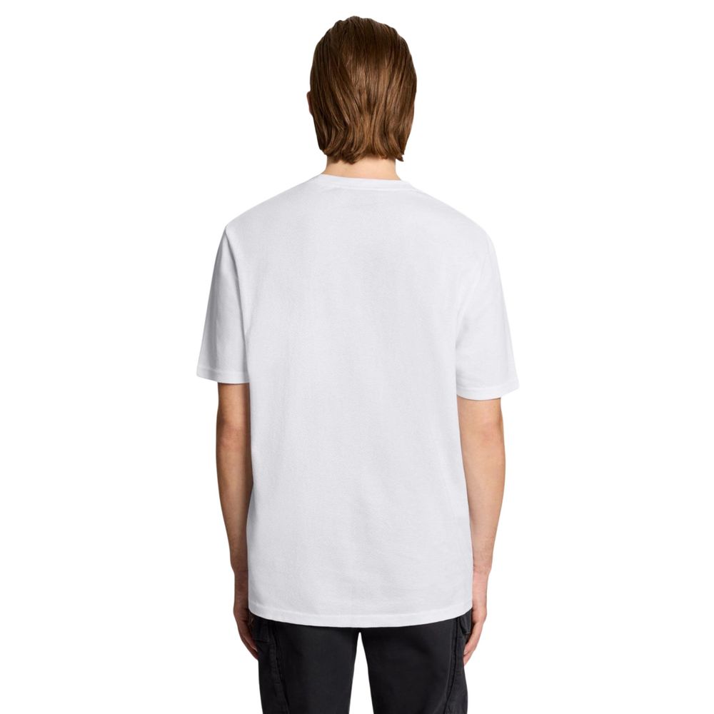 T-shirt en coton blanc Lyle & Scott