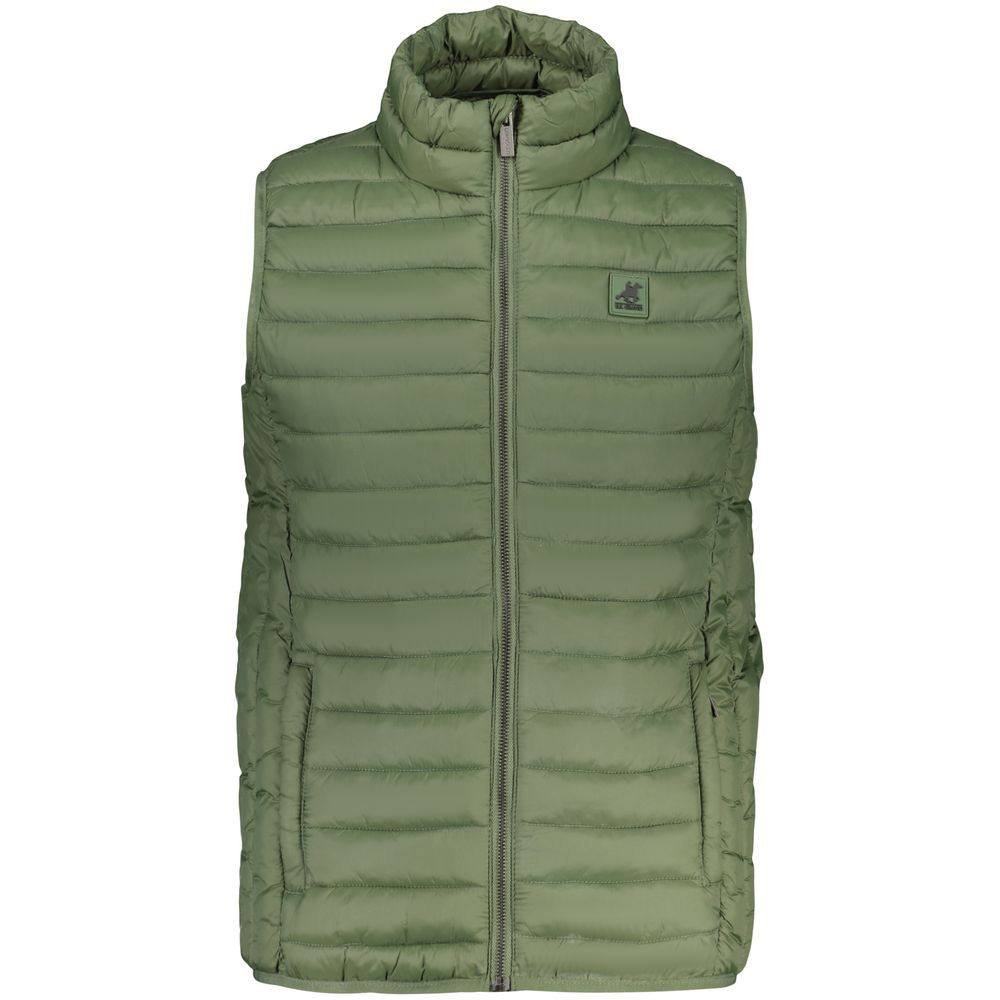 Gilet en polyester bleu grand U.S. pour homme