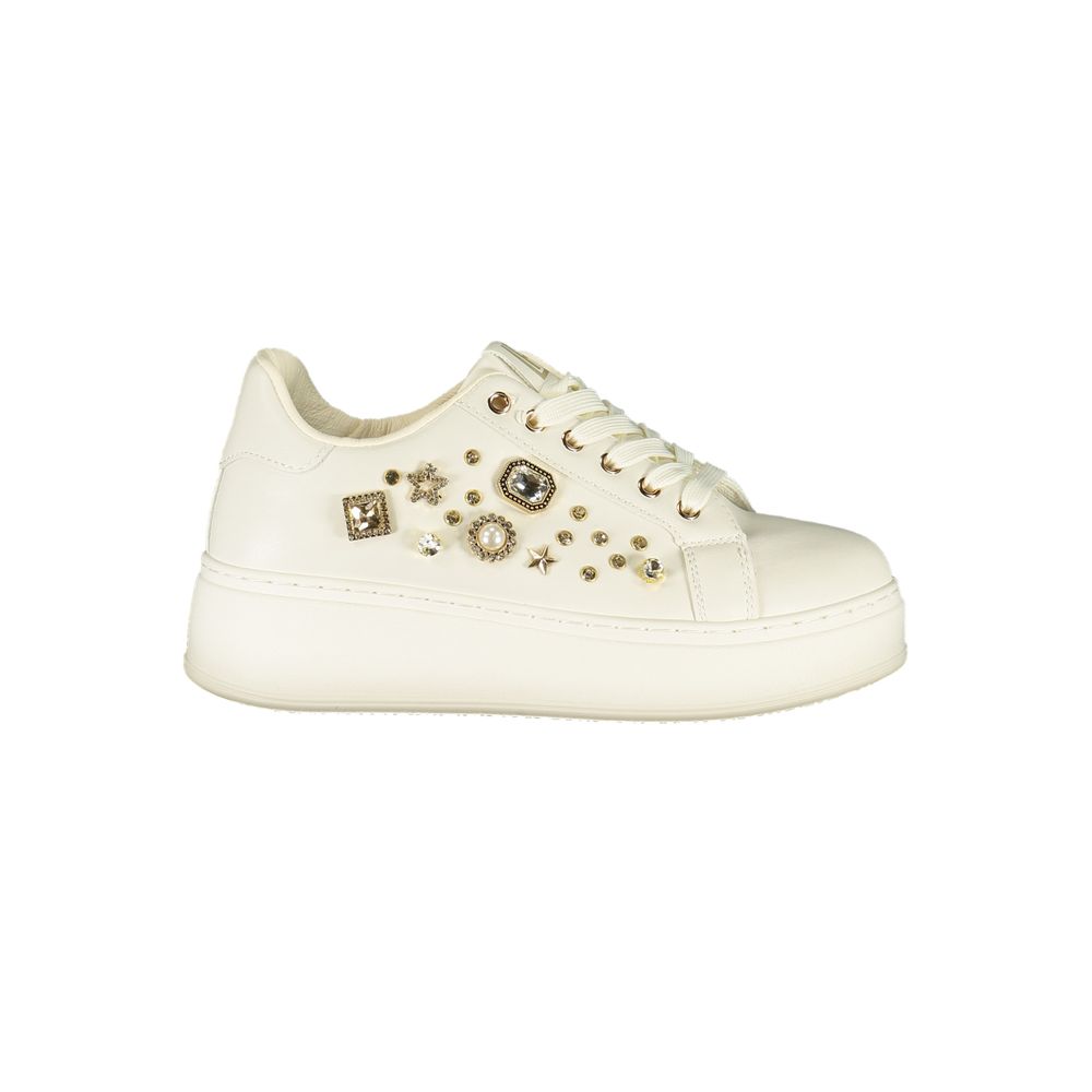 Sneaker femme en polyuréthane Laura Biagiotti Bianco