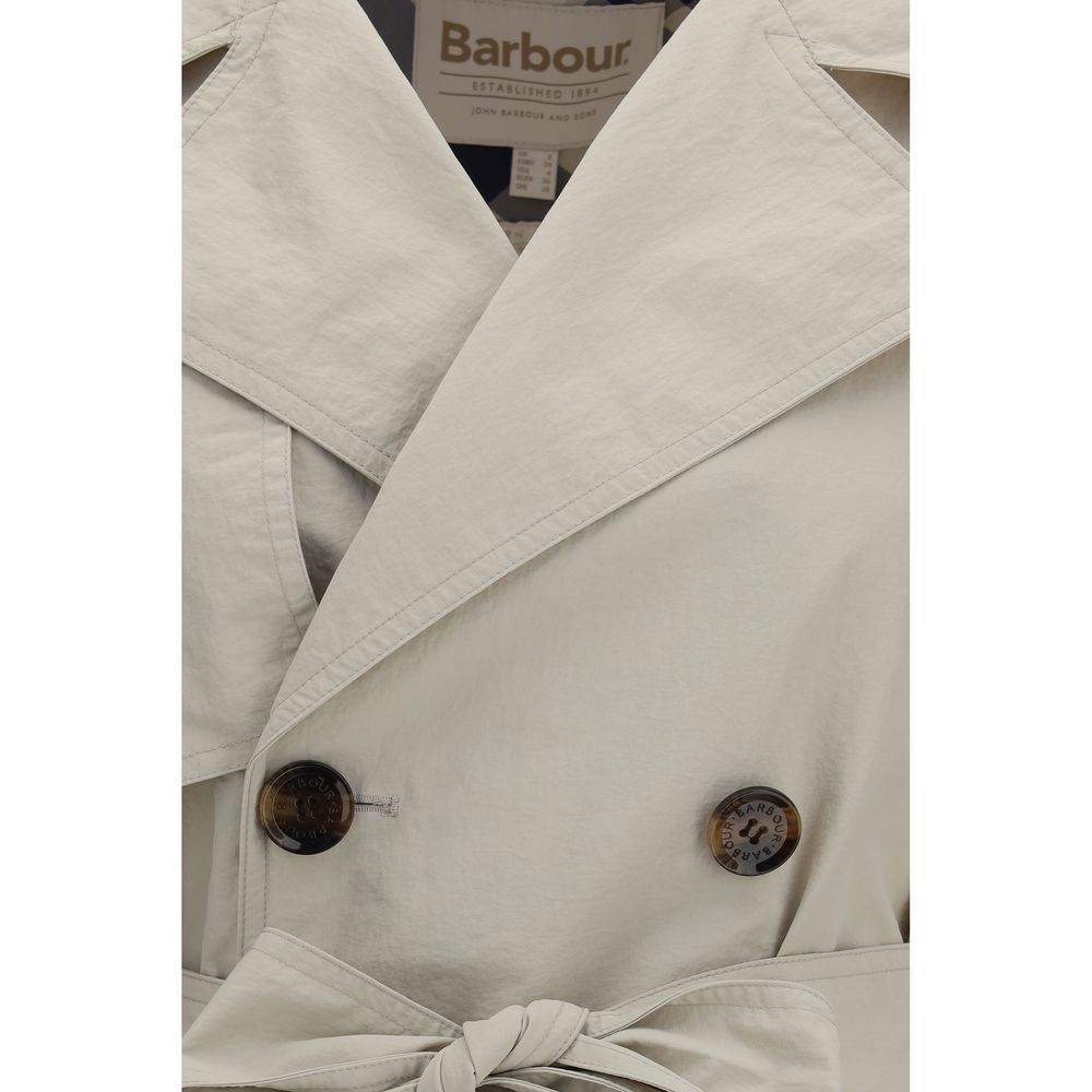 Trench-coat Barbour beige en polyamide