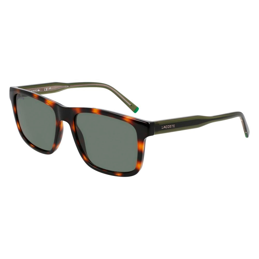 Lunettes de soleil injectées marron Lacoste