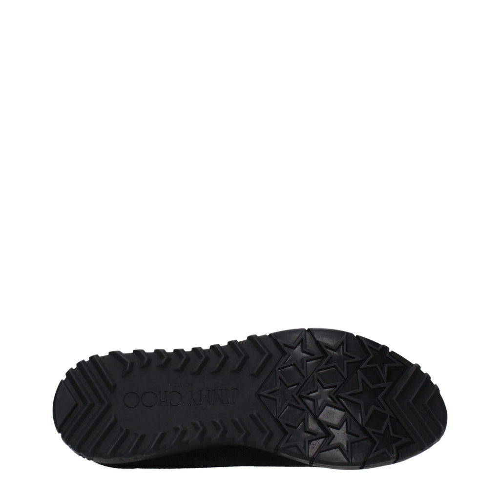 Mocassins Jimmy Choo en tissu noir à enfiler