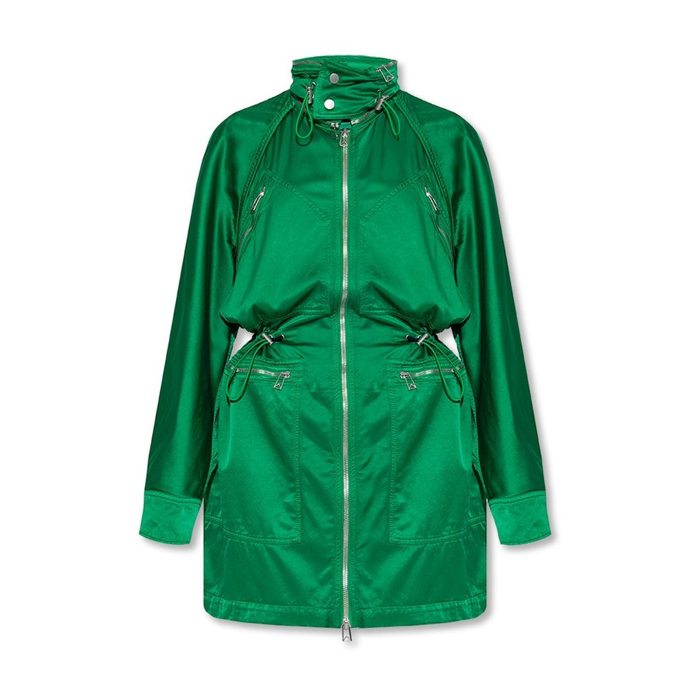Parka bicolore en coton Bottega Veneta