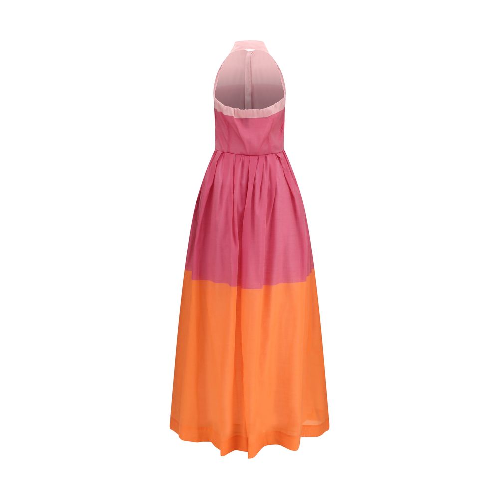 Robe décontractée en coton multicolore Sara Roka