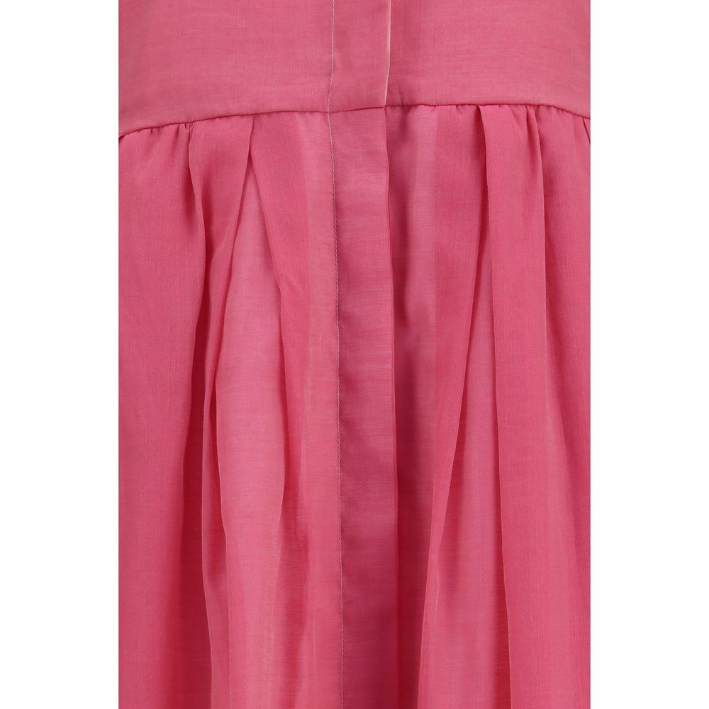 Robe décontractée en coton multicolore Sara Roka