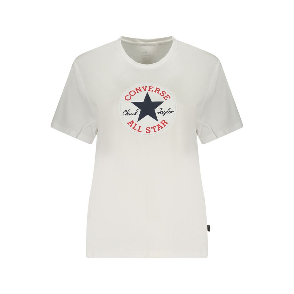 T-shirt en coton blanc Converse pour femme