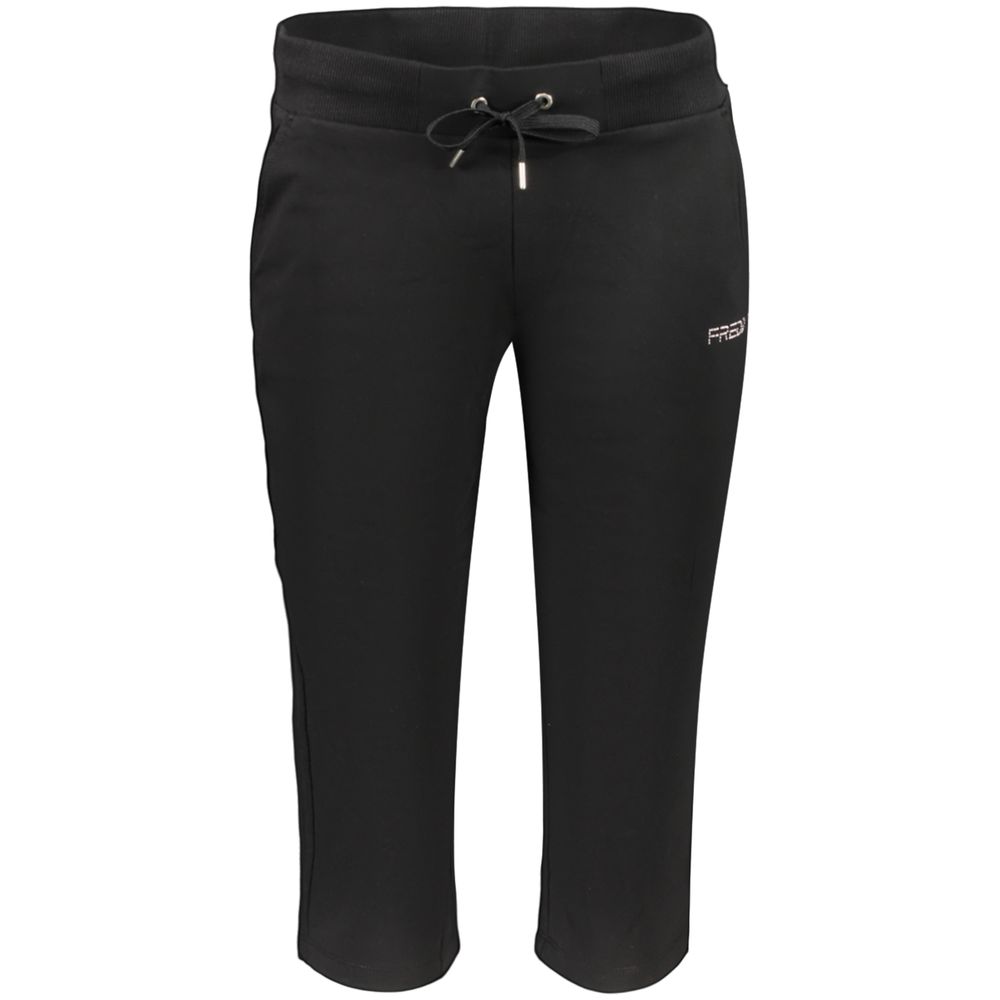 Pantalon Freddy en coton noir pour femme