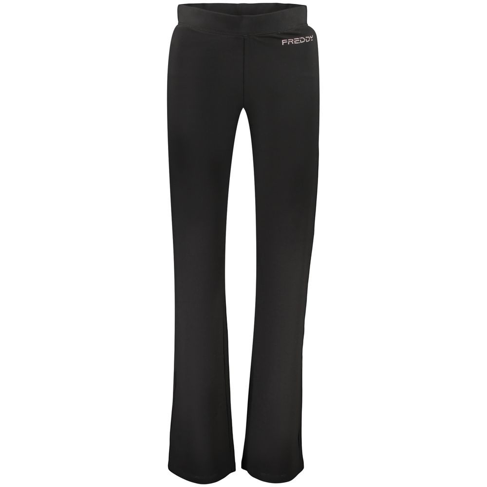 Pantalon femme Freddy en coton noir