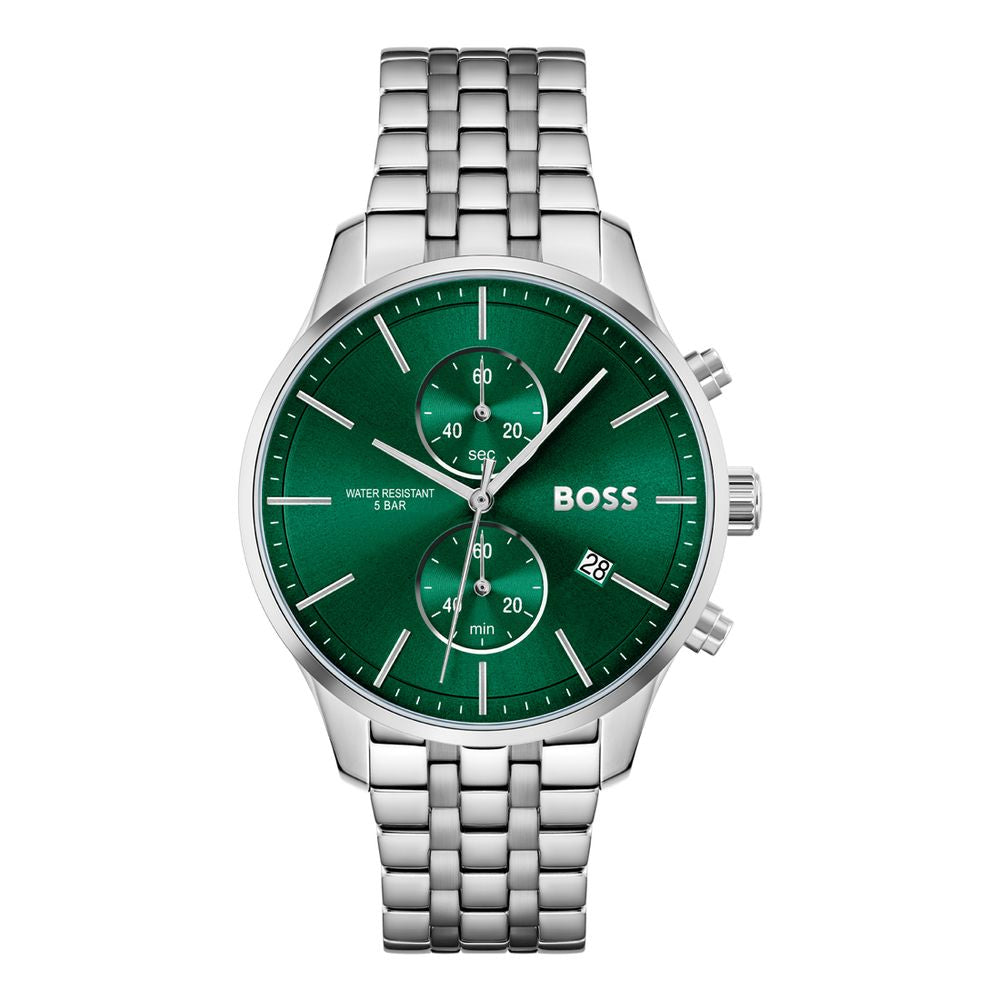 Montre de soirée Hugo Boss en acier inoxydable gris