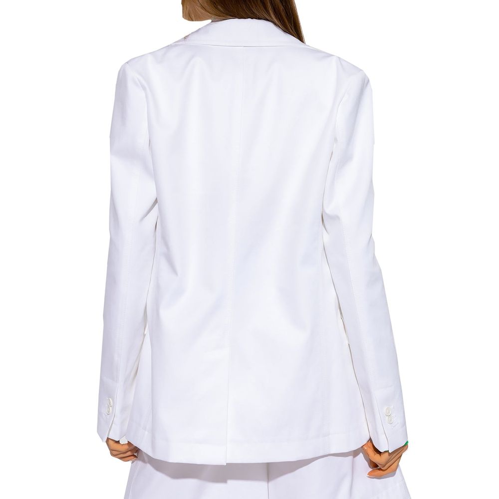 Blazer en coton blanc Bottega Veneta