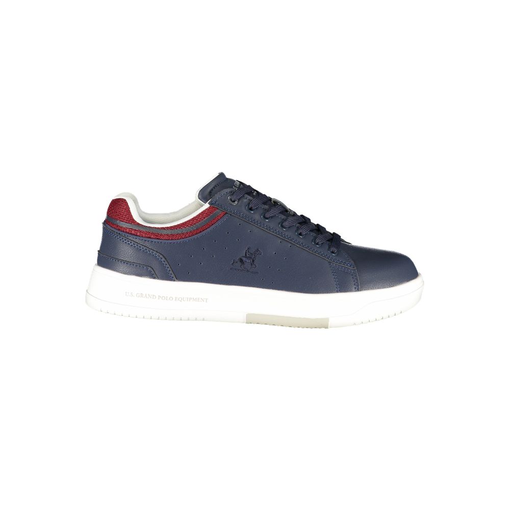 Baskets montantes bleues en polyuréthane pour homme U.S. Grand