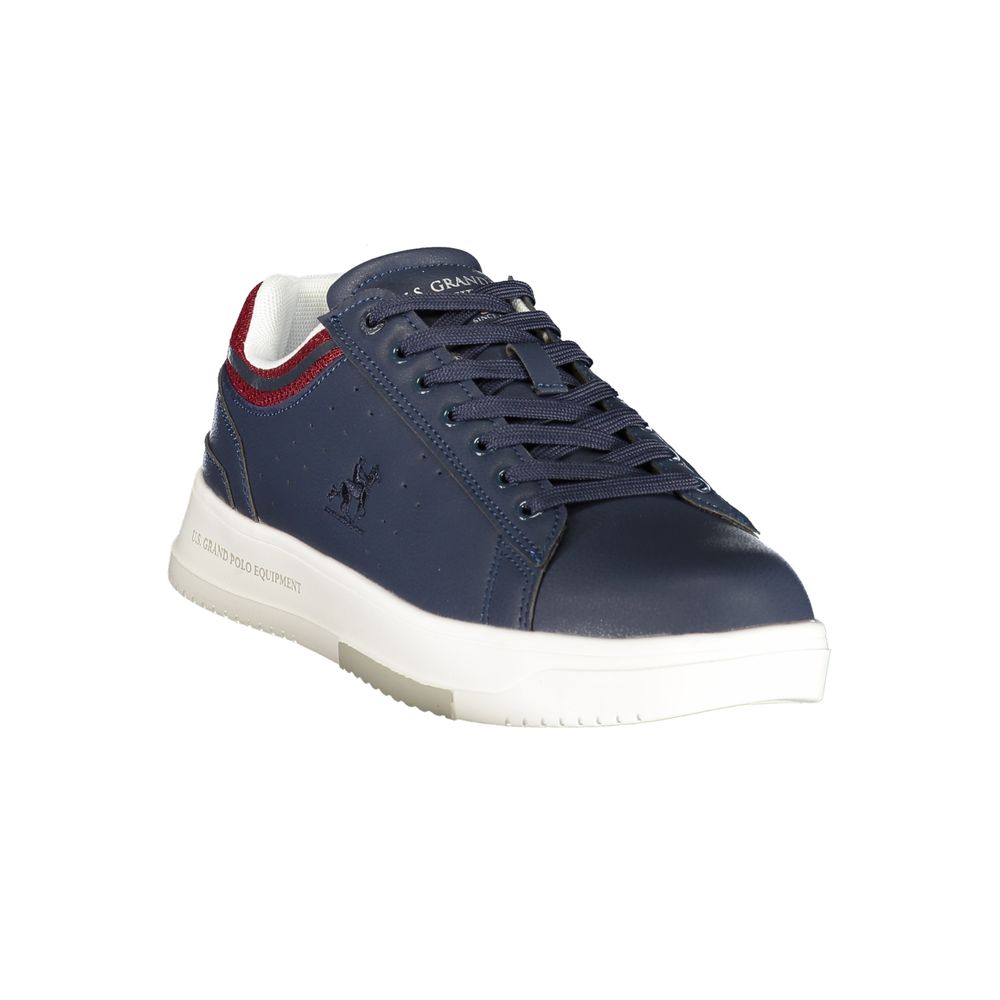 Baskets montantes bleues en polyuréthane pour homme U.S. Grand