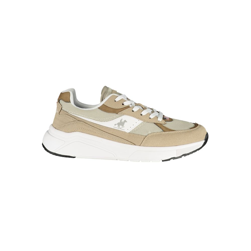 Baskets homme en polyuréthane grand beige U.S.