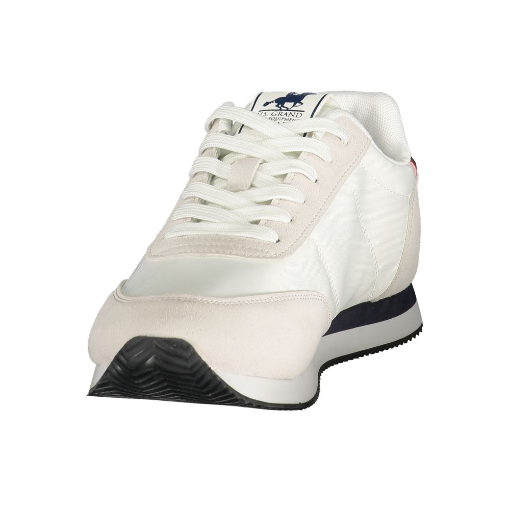 U.S. Grand White Polyester Men's Sneaker