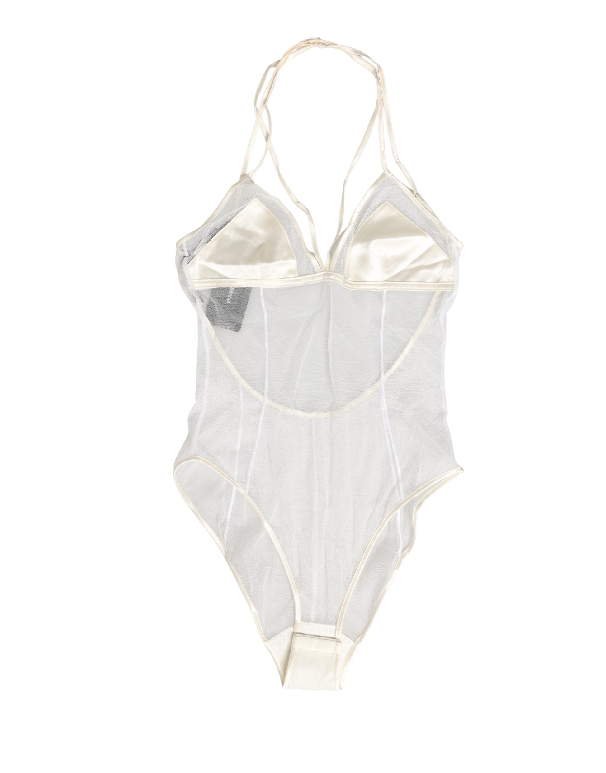 Body string licou Dolce & Gabbana en nylon blanc transparent
