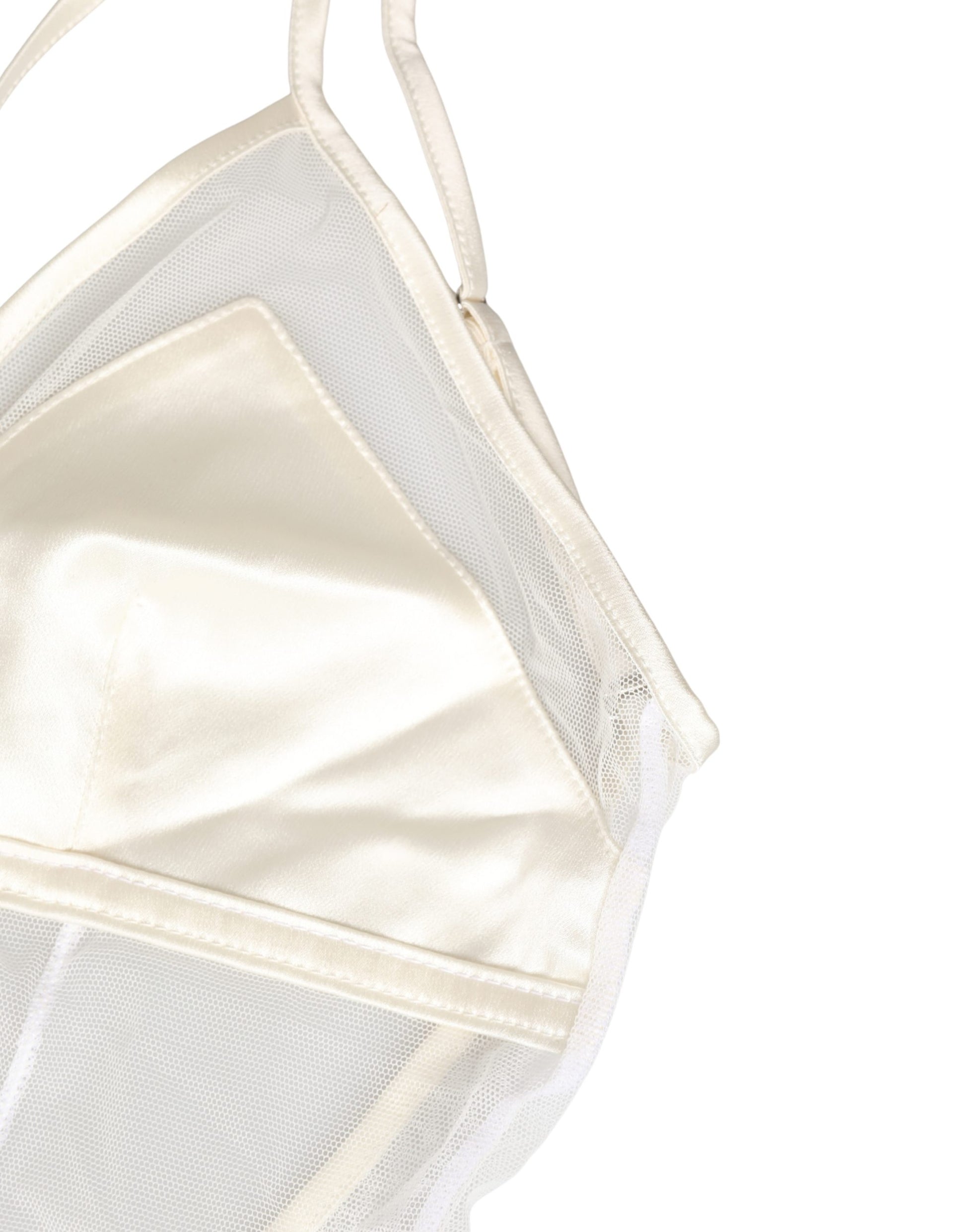 Body string licou Dolce & Gabbana en nylon blanc transparent
