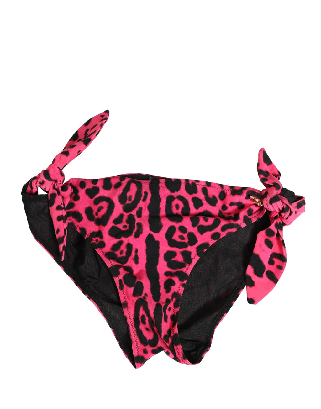 Bas de bikini Dolce & Gabbana imprimé léopard rose Maillot de bain