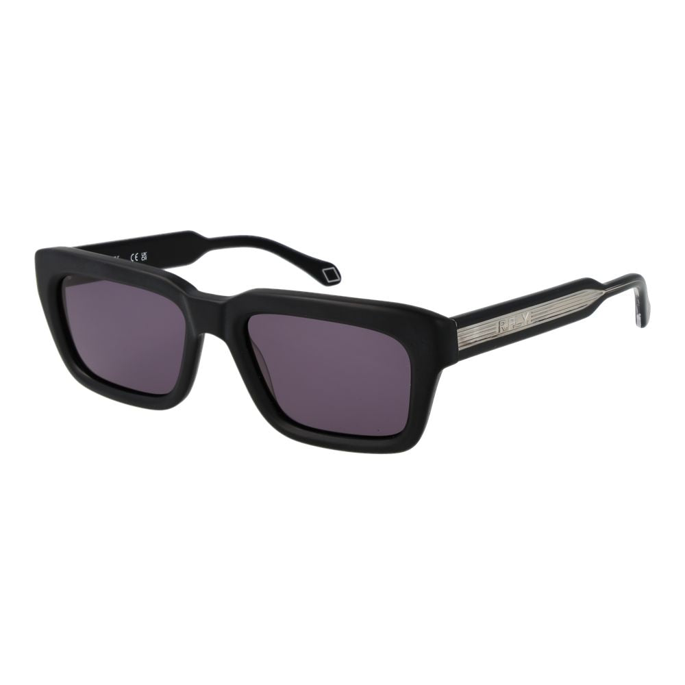 Lunettes de soleil Replay en plastique noir