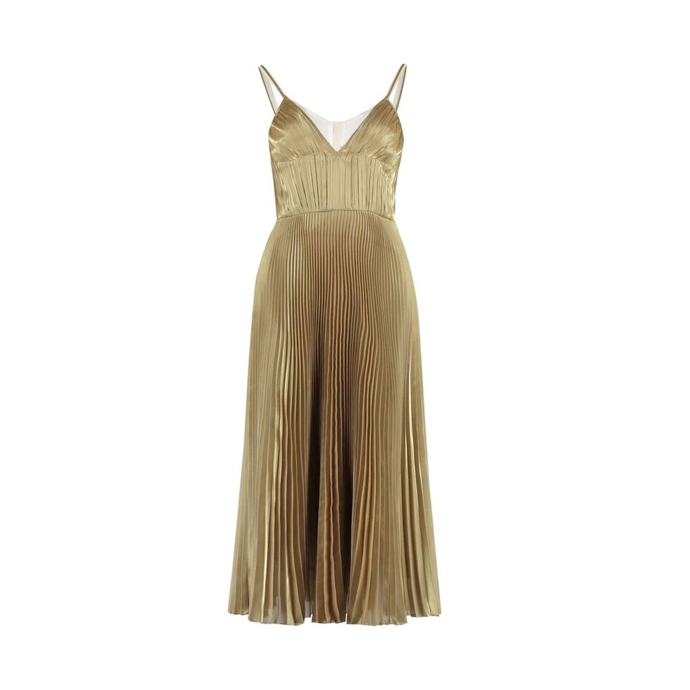 Robe décontractée en polyester doré Prada
