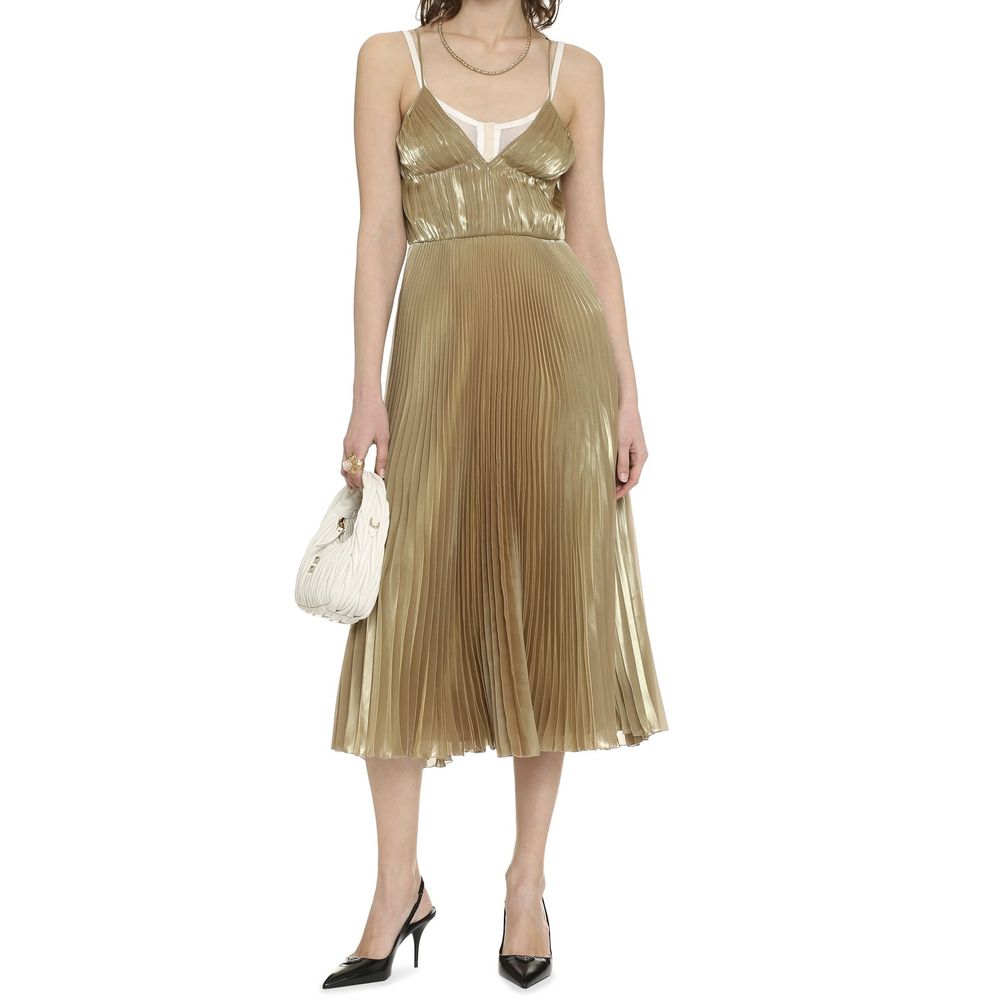 Robe décontractée en polyester doré Prada