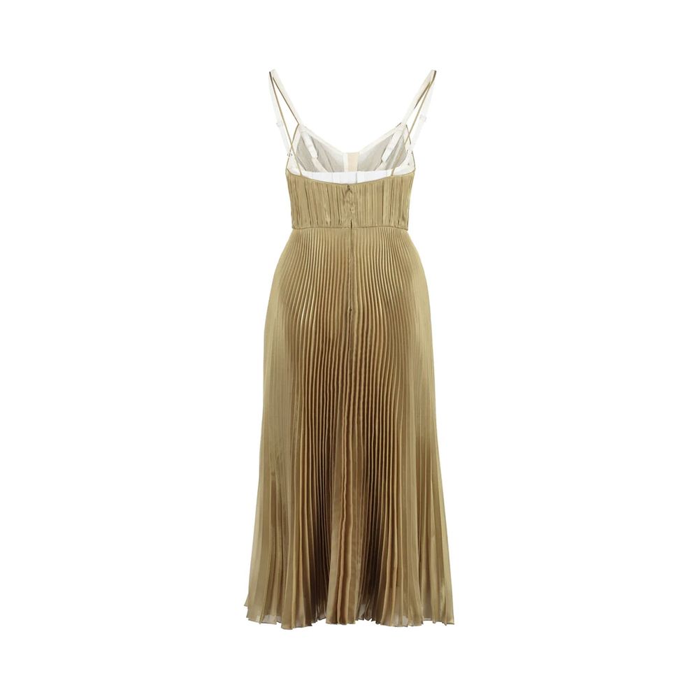 Robe décontractée en polyester doré Prada