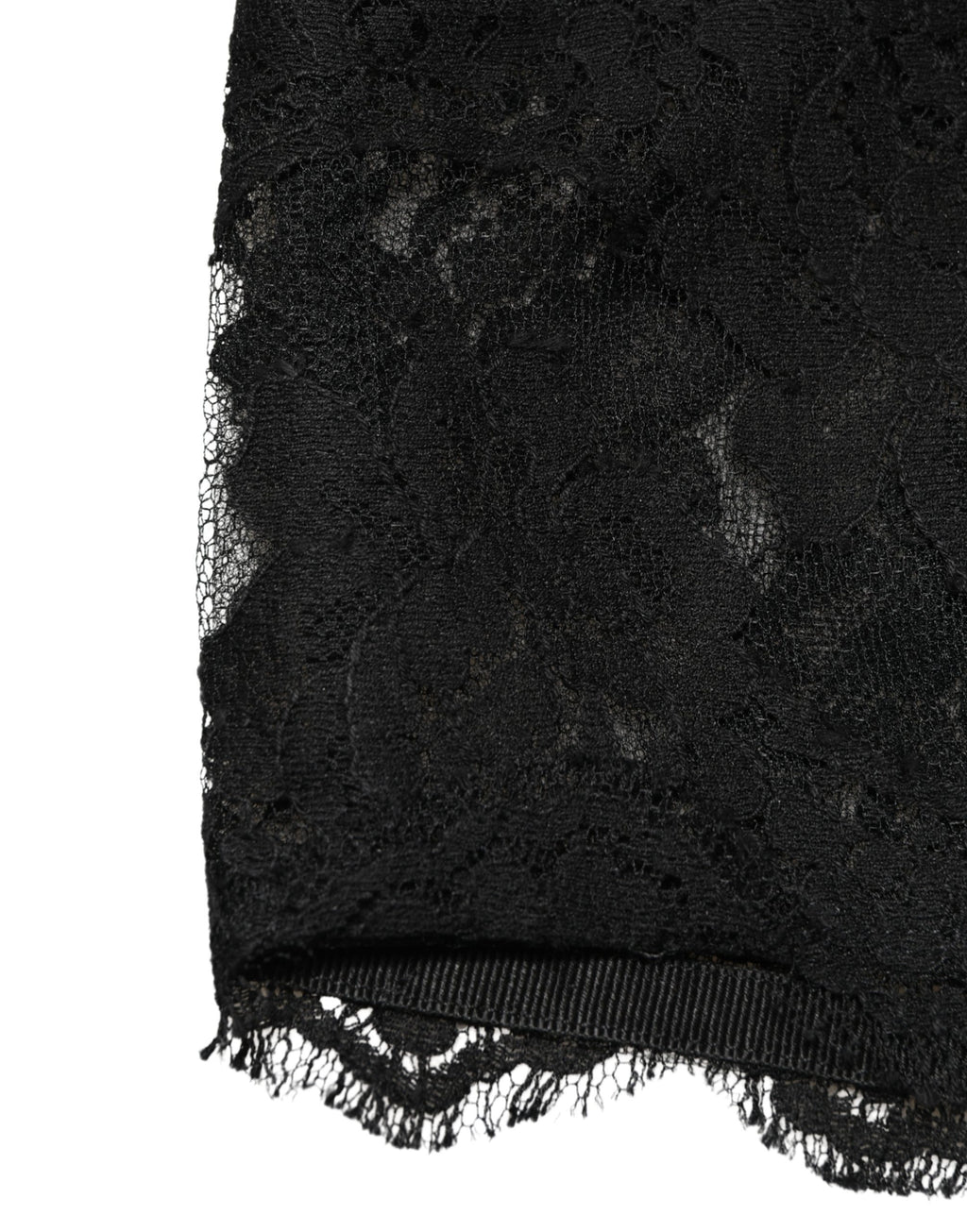 Soutien-gorge bandeau en dentelle noire Dolce & Gabbana, type bustier