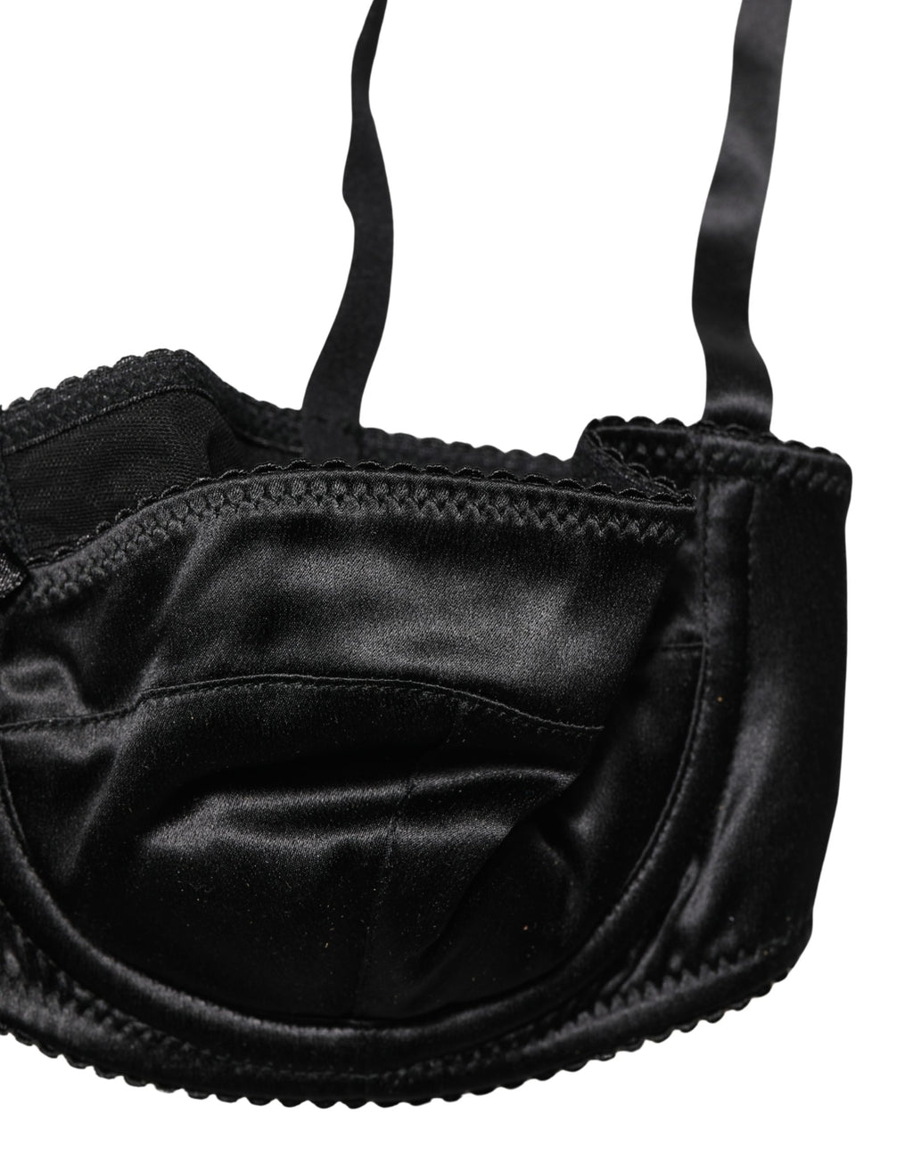 Soutien-gorge balconnet Dolce & Gabbana noir avec armatures semi-rembourrées