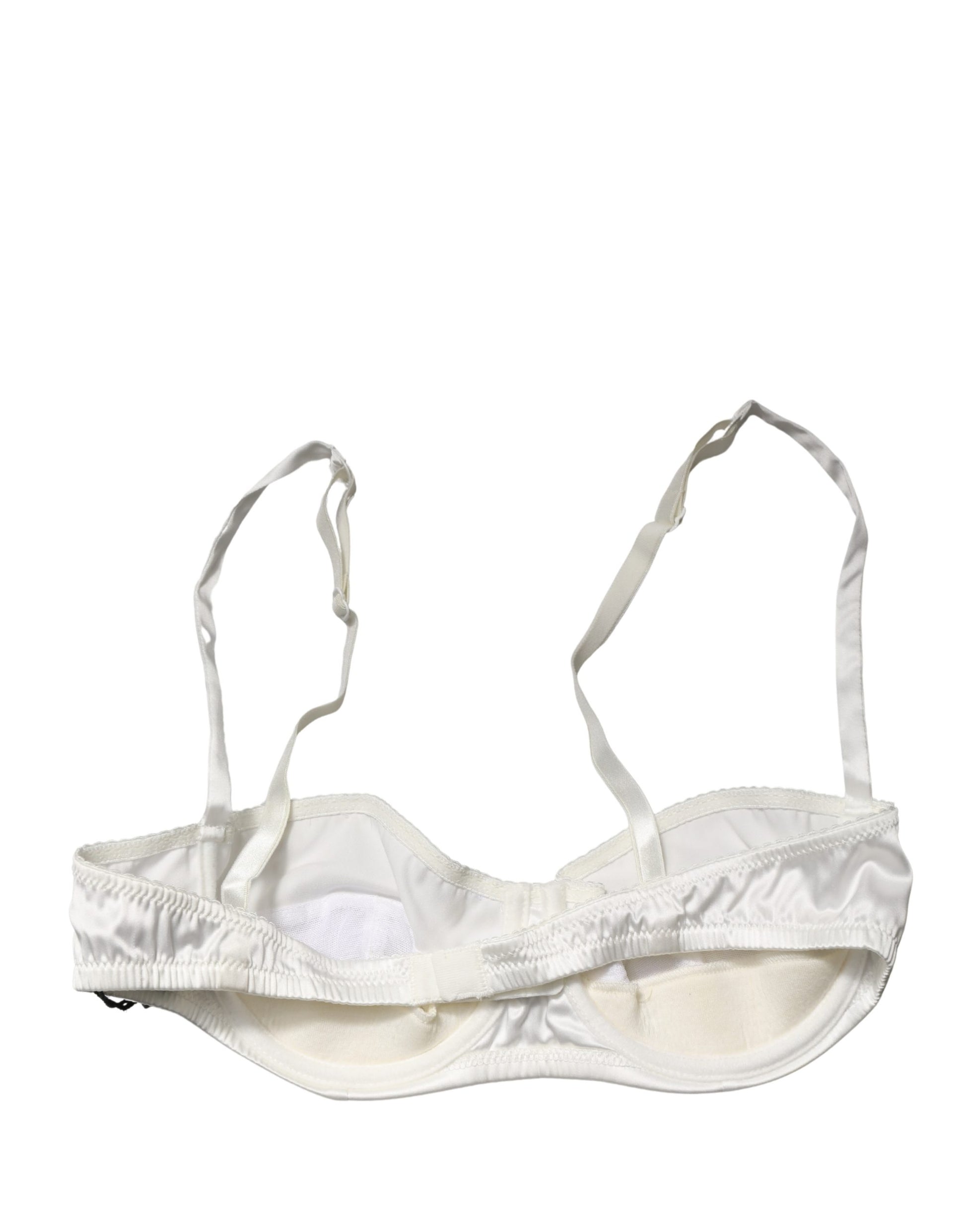 Sous-vêtement balconnet semi-rembourré à armatures blanc Dolce & Gabbana
