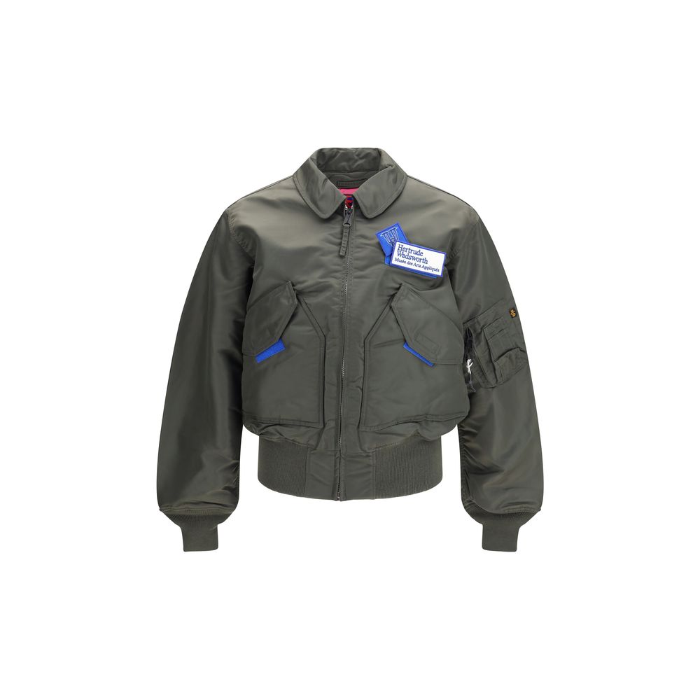 Blouson aviateur bicolore en nylon GR10K