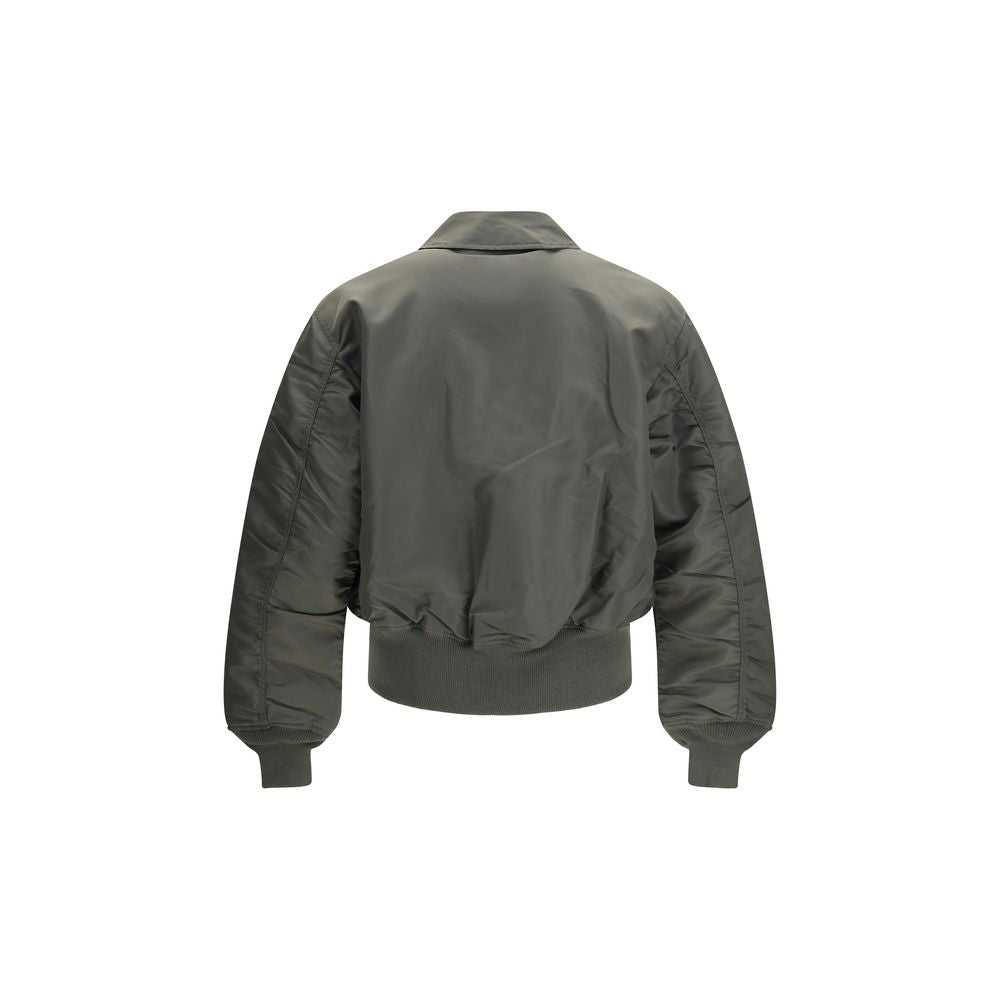 Blouson aviateur bicolore en nylon GR10K
