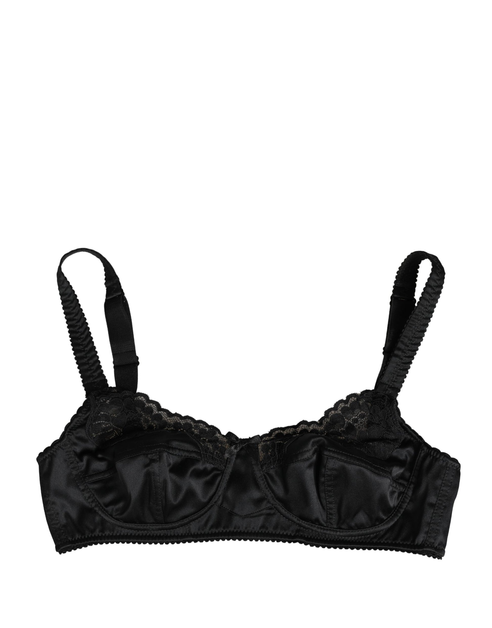 Soutien-gorge balconnet Dolce & Gabbana noir avec armatures semi-rembourrées