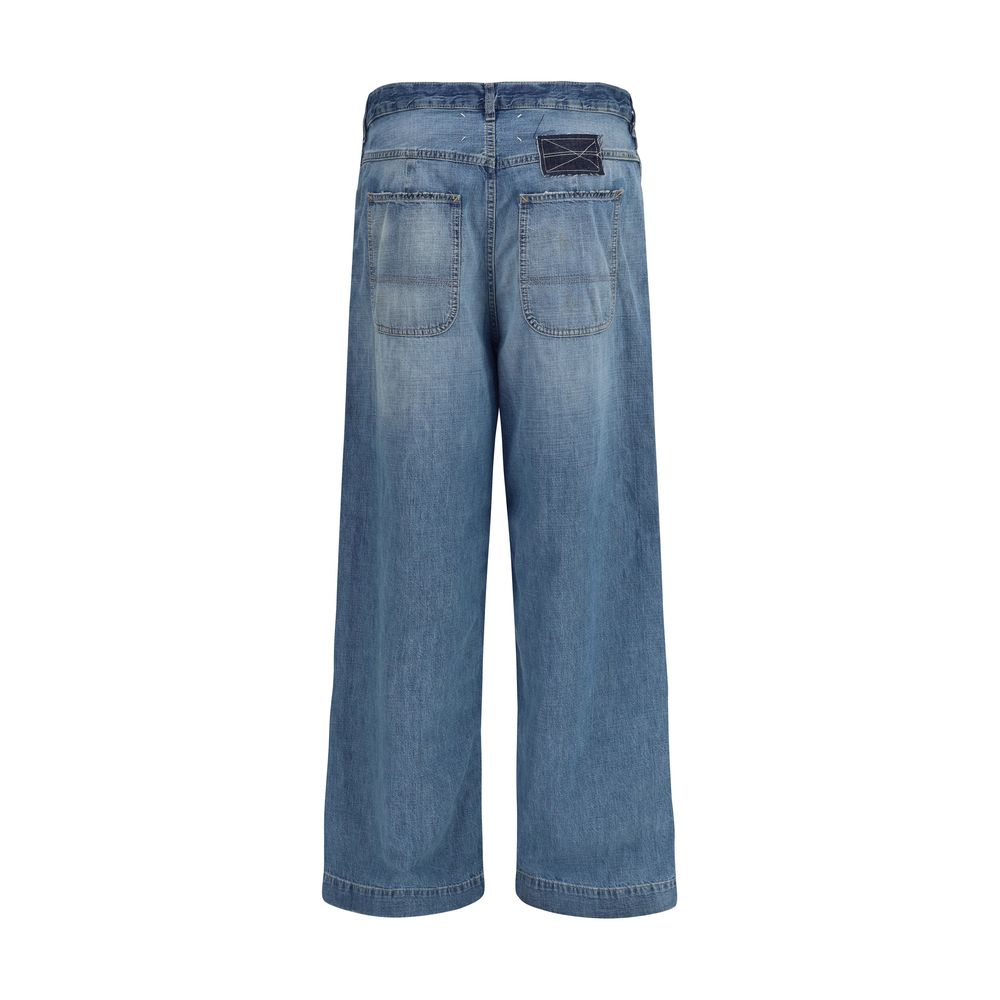 Jeans Maison Margiela en coton bleu coupe décontractée