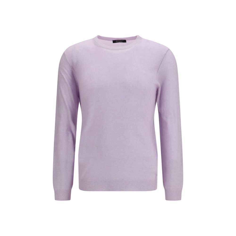 Pull en cachemire violet Aragona