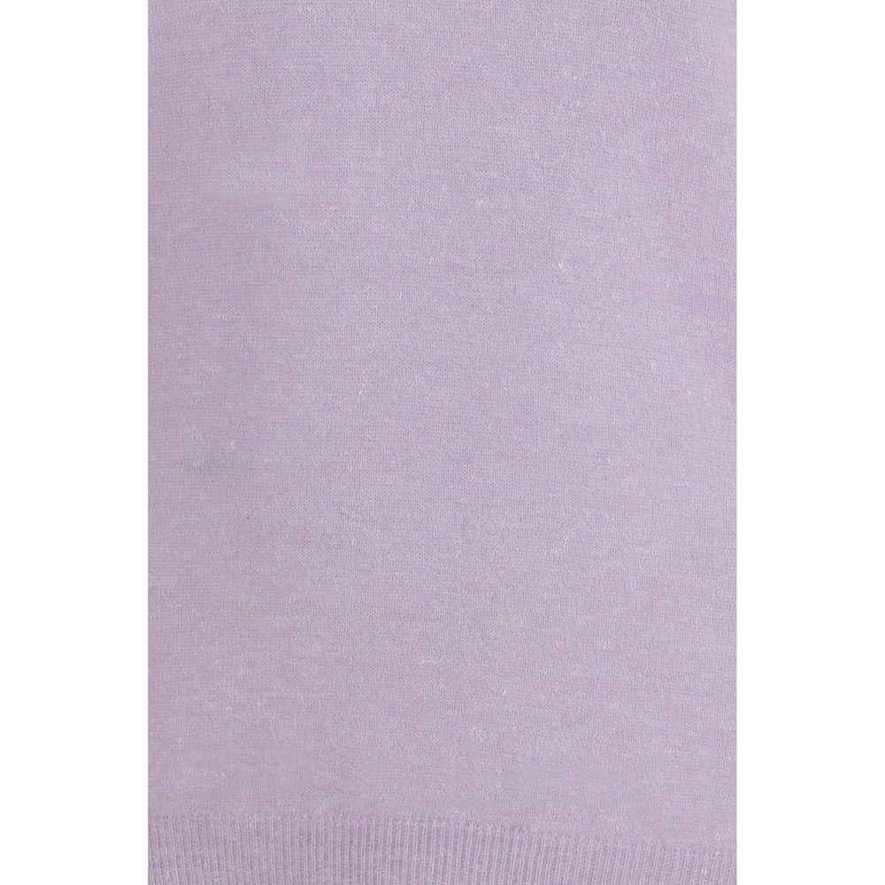 Pull en cachemire violet Aragona