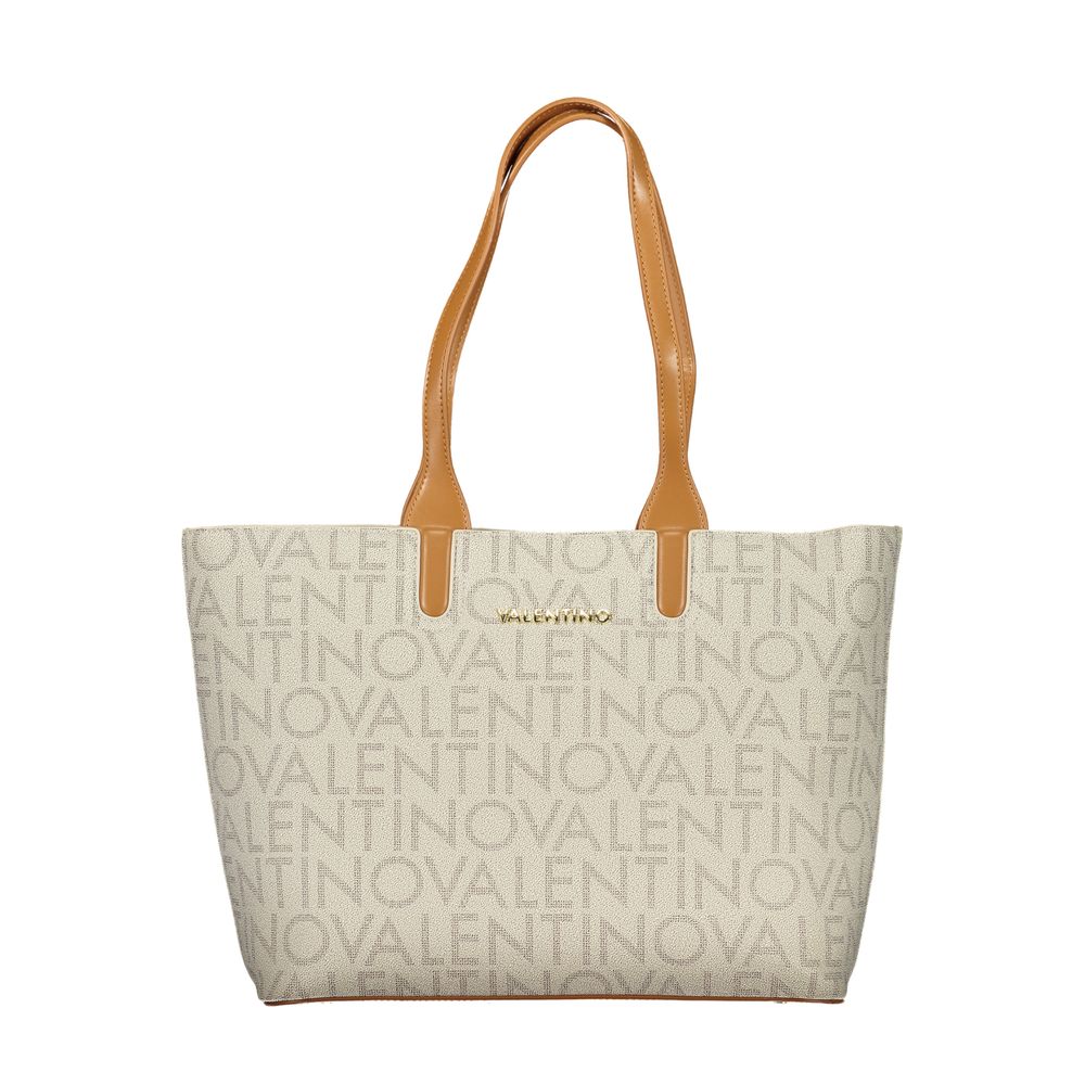 Sac à main Valentino beige en polyéthylène