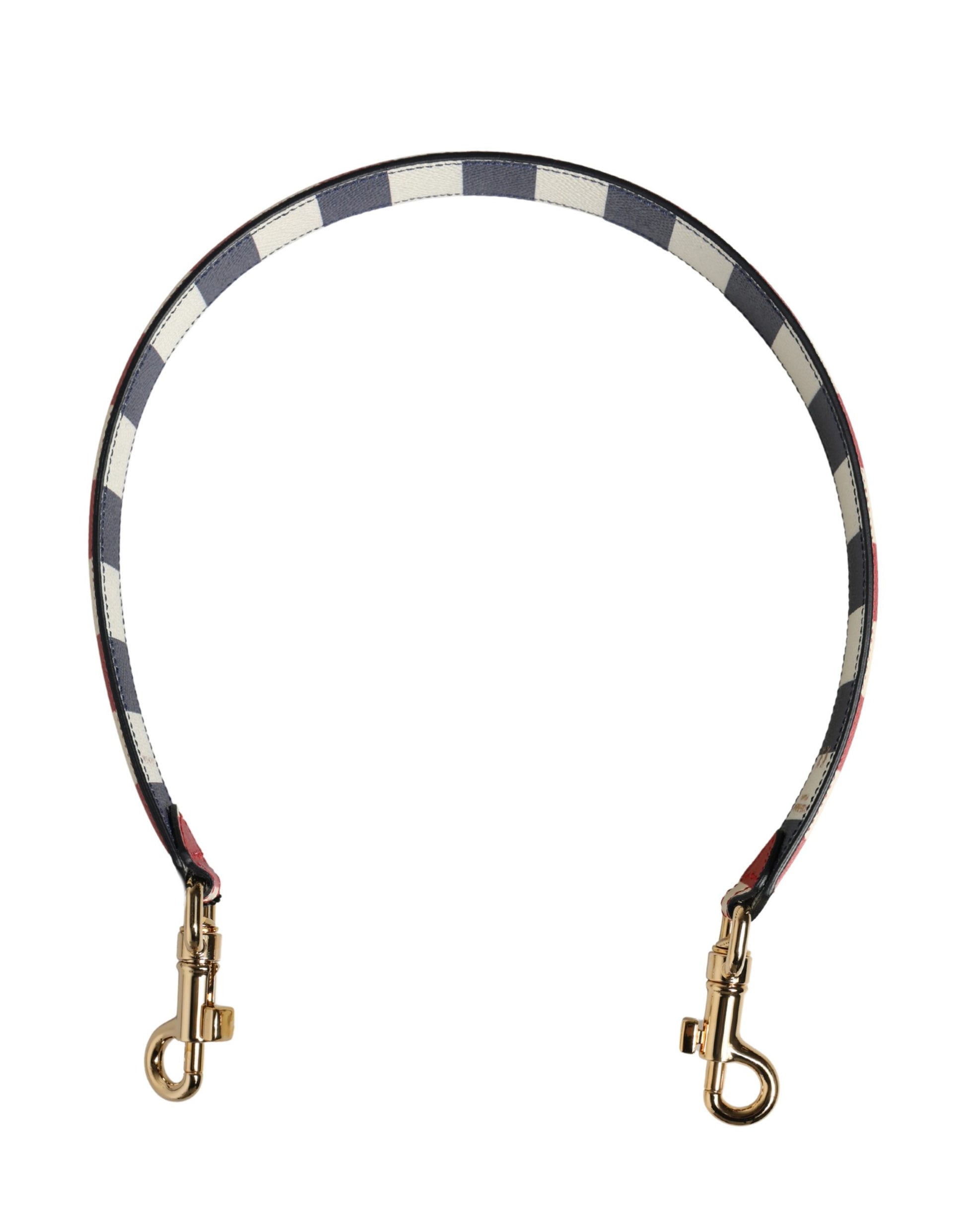 Bandoulière Dolce & Gabbana en cuir rayé multicolore
