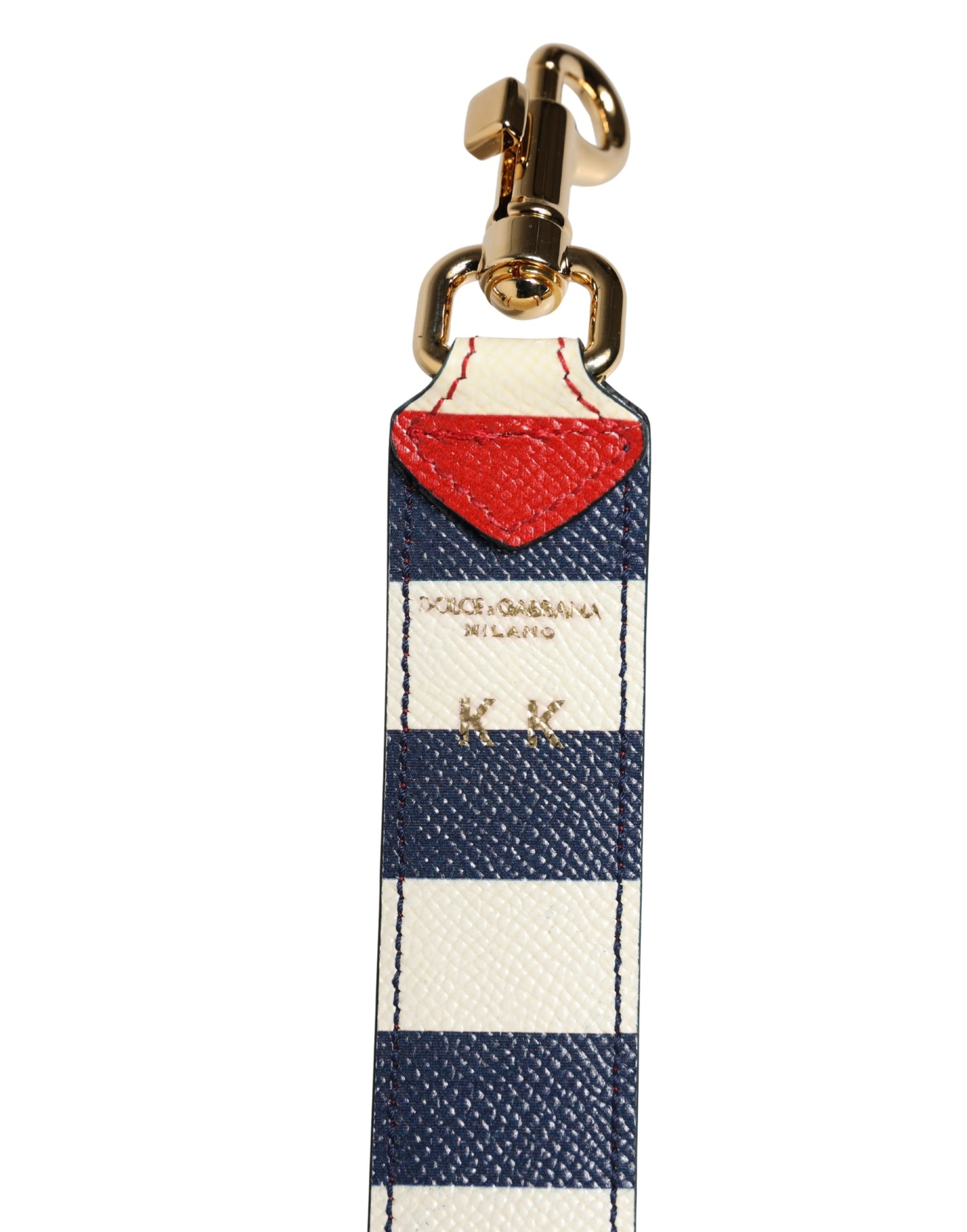 Bandoulière Dolce & Gabbana en cuir rayé multicolore