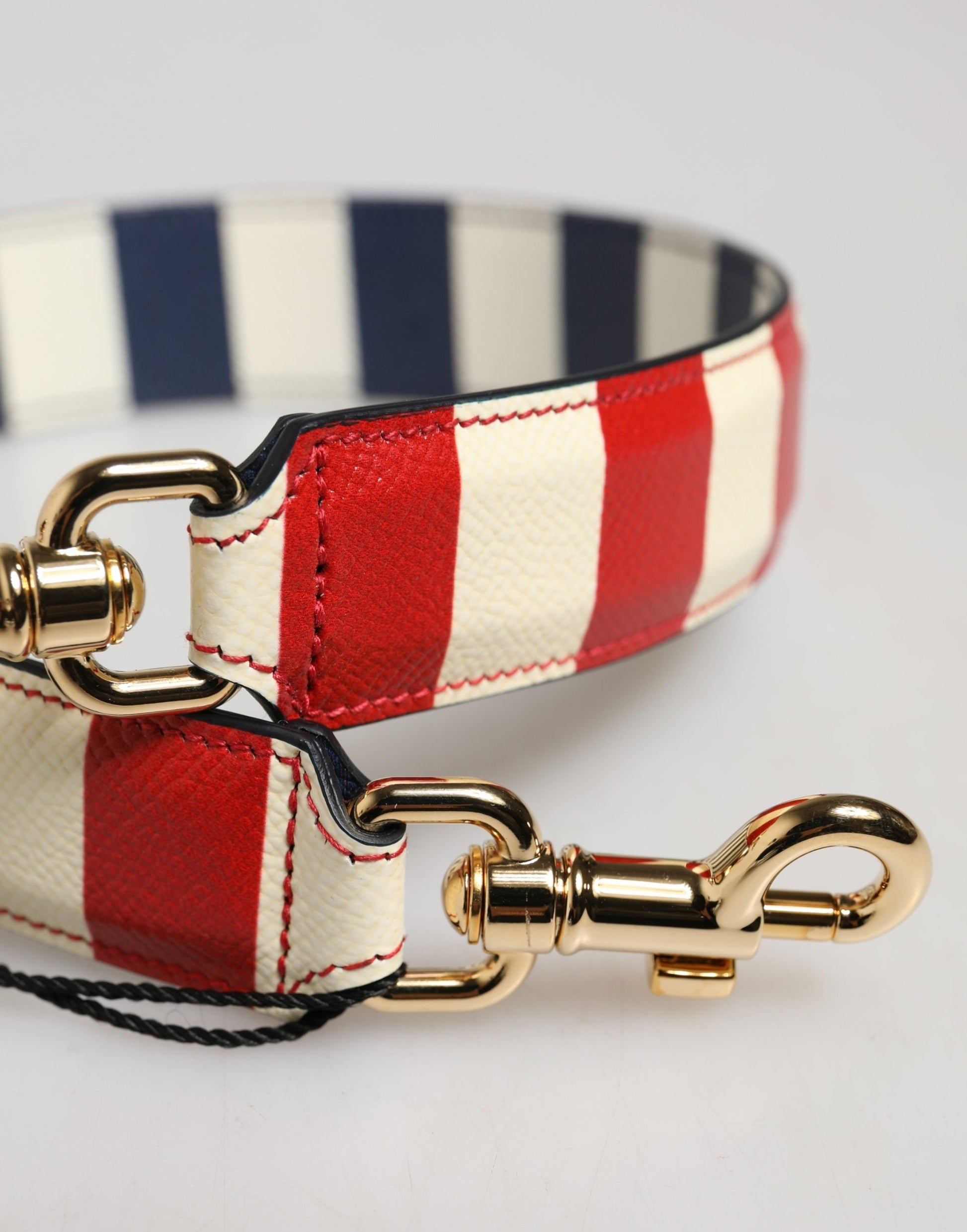 Bandoulière Dolce & Gabbana en cuir rayé multicolore