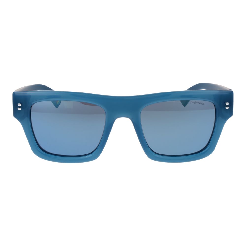 Lunettes de soleil en plastique bleu Polaroid