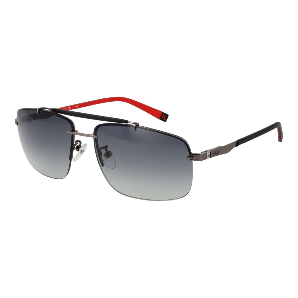 Lunettes de soleil Fila grises en acier inoxydable