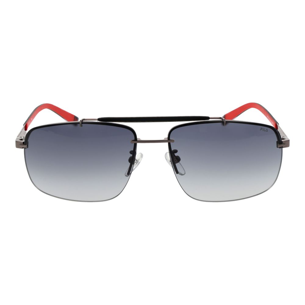Lunettes de soleil Fila grises en acier inoxydable