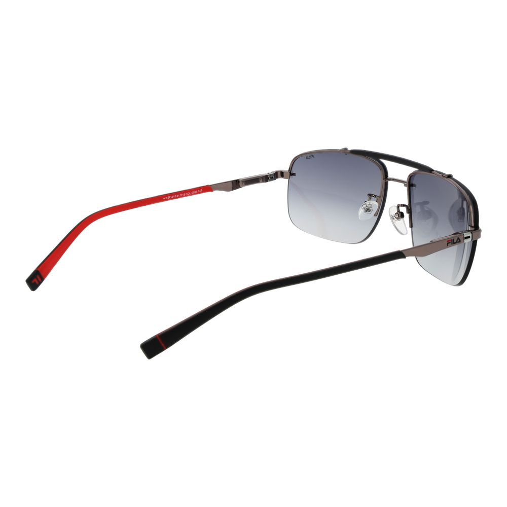Lunettes de soleil Fila grises en acier inoxydable