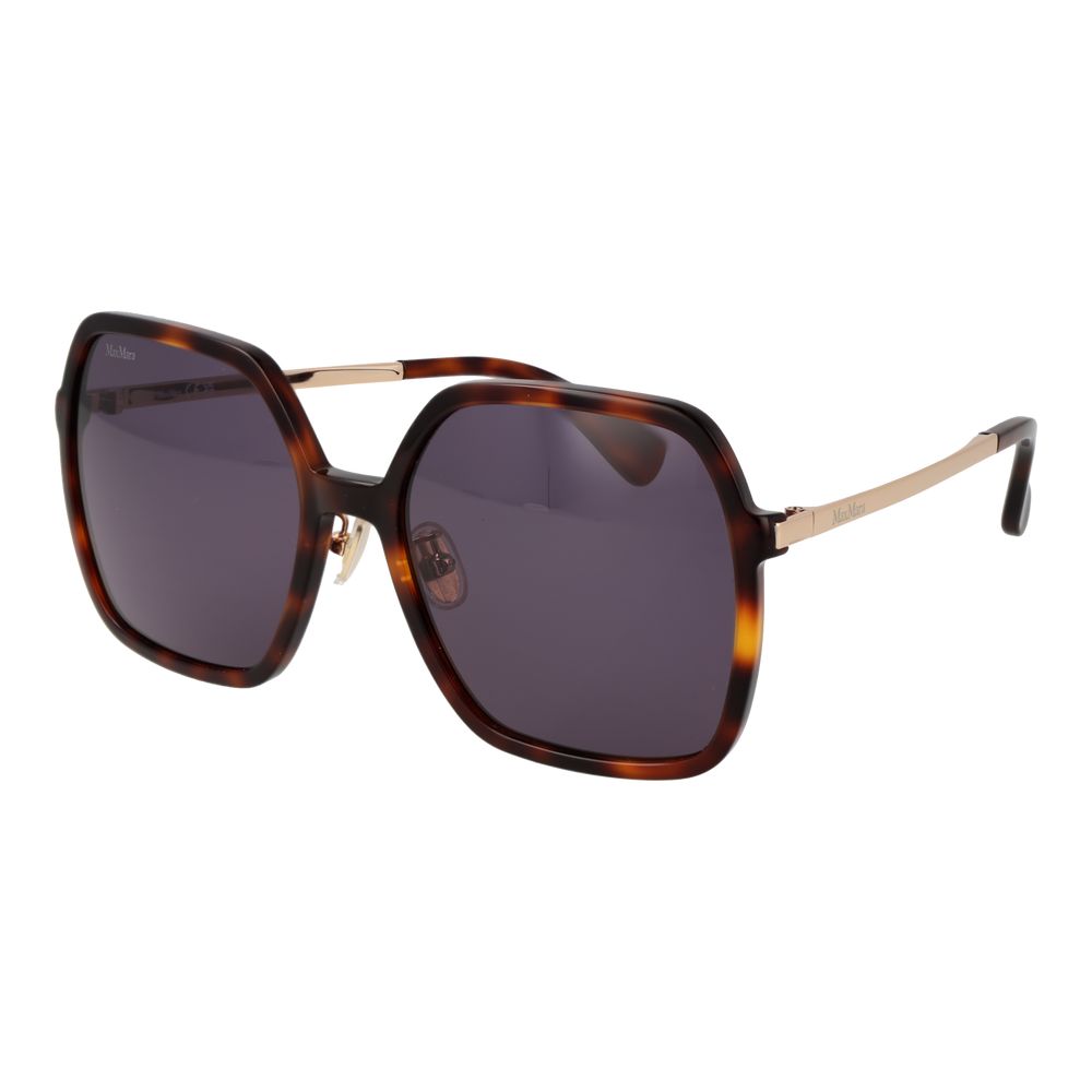 Lunettes de soleil Max Mara marron en acétate