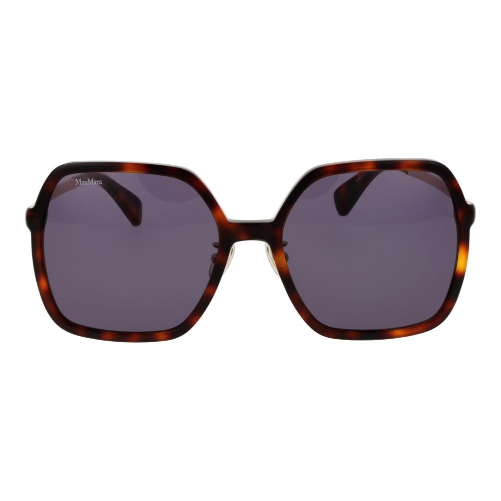 Lunettes de soleil Max Mara marron en acétate