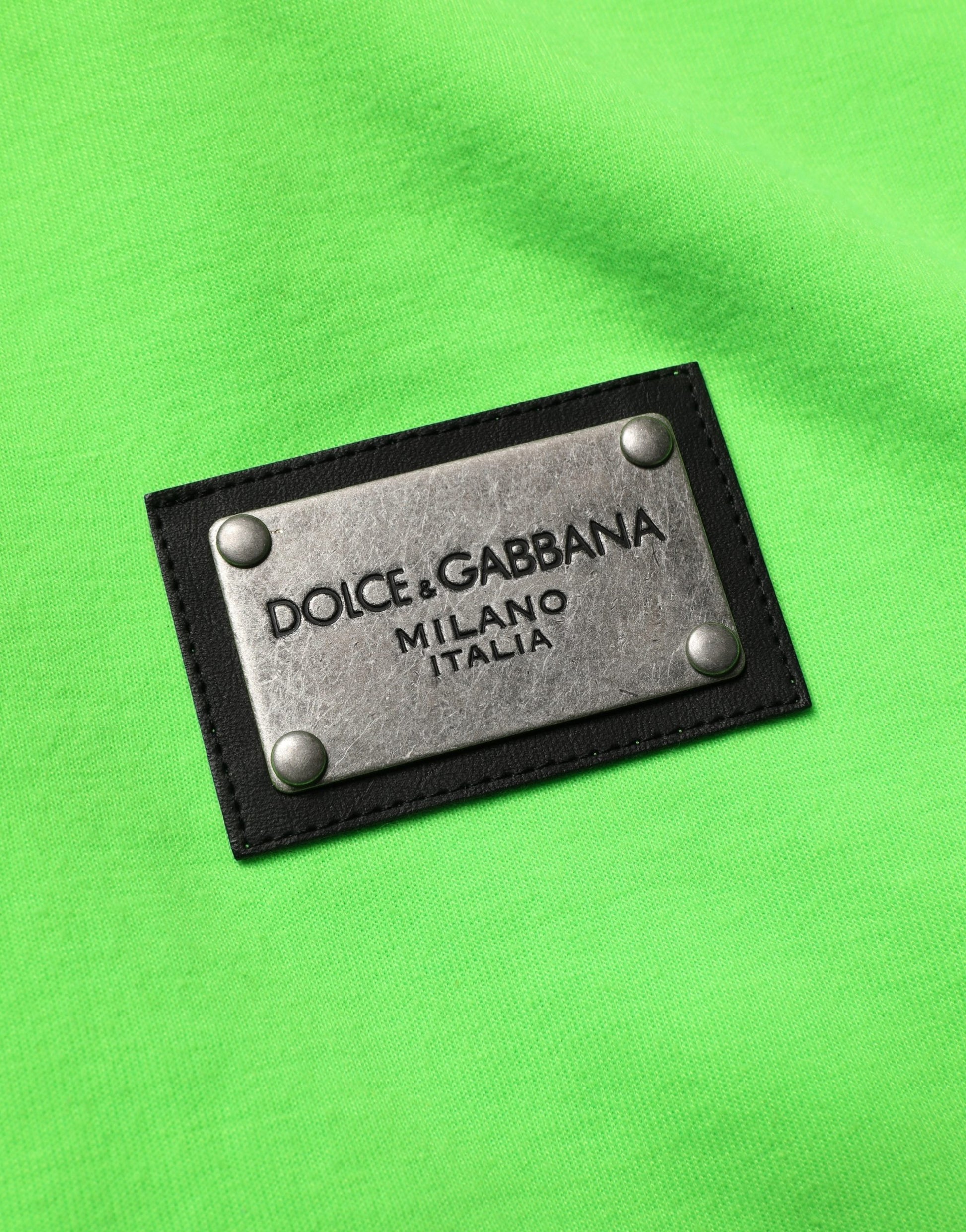 Dolce & Gabbana Sweat-shirt à capuche polaire zippé vert