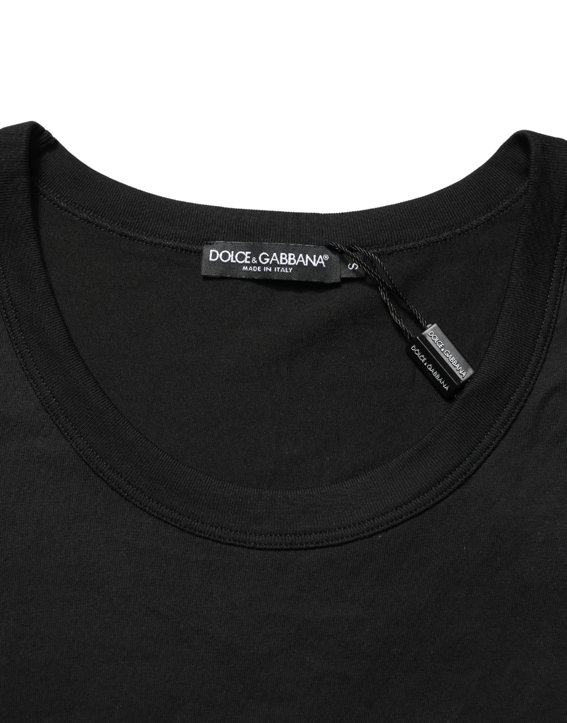 Débardeur Dolce & Gabbana noir en coton sans manches pour homme